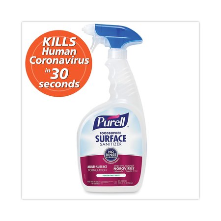 Purell Cleaners & Detergents, Spray Bottle, Fragrance free 3341-06-RTL
